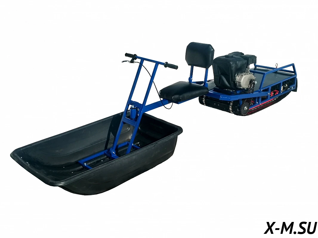 Мотобуксировщик толкач Альбатрос-XL8 с модулем. Без фары, тележки Мотобуксировщик толкач Альбатрос-XL8 с модулем. Без фары, тележки